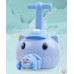 Balloon Powered Cars  and Launcher Set Preschool Educational Toys with Manual Balloon Pump for Kids Boys Girls 3-Pig Cartoon Model